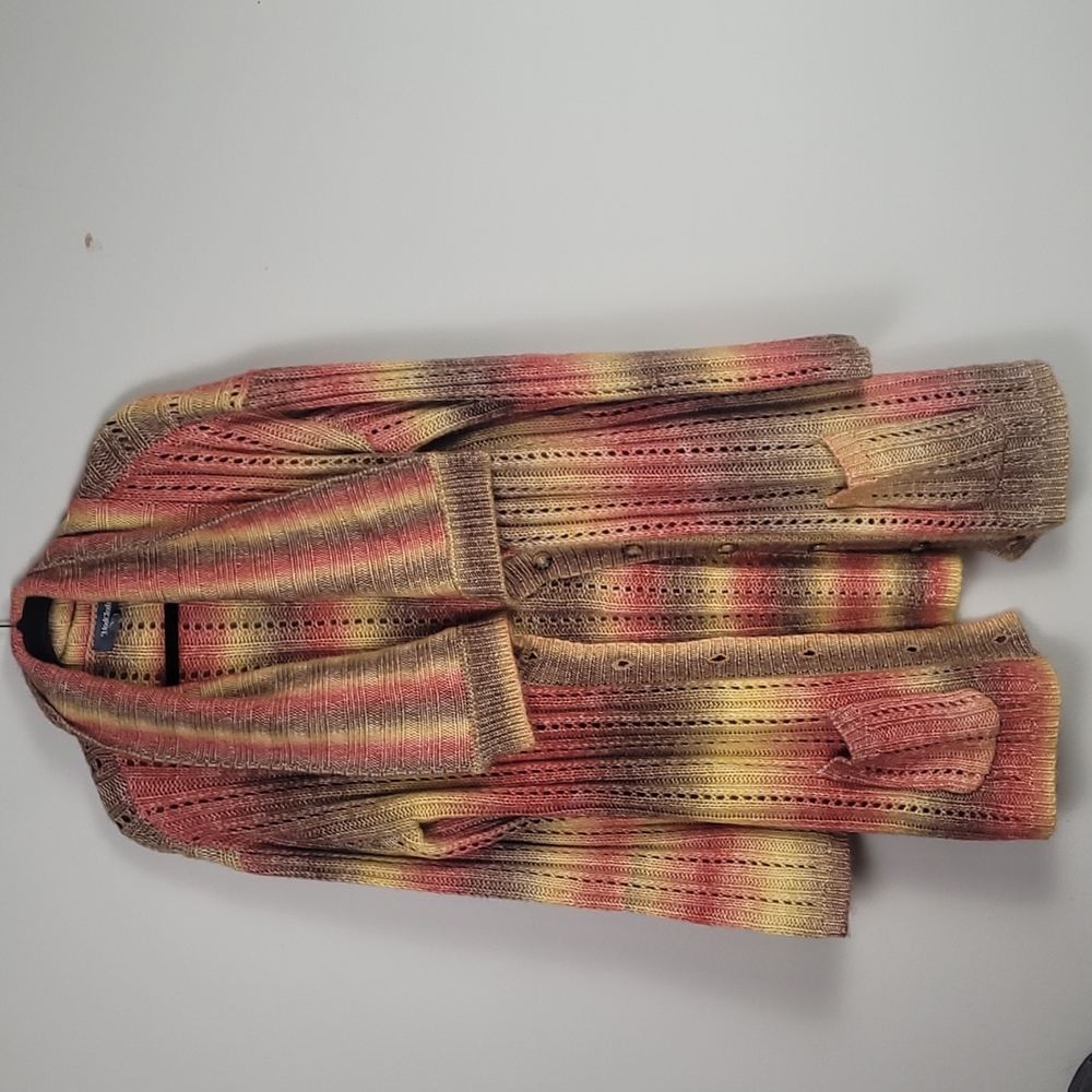 Modcloth Multicolor Striped Cardigan